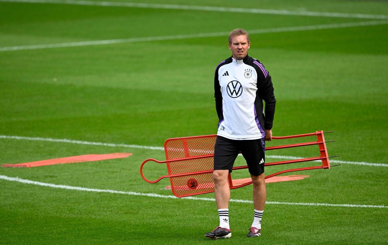 Die Torhüter-Thematik hatte Nagelsmann viel Kritik eingehandelt. © APA/afp / INA FASSBENDER