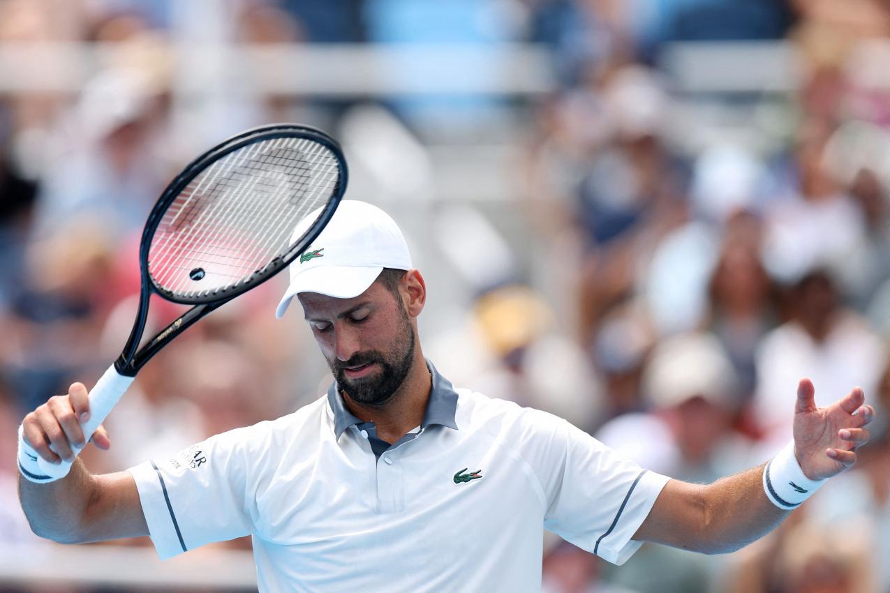 Djokovic glaubt nicht, dass er noch einmal in Cincinnati aufschlagen wird. © APA / EMILEE CHINN