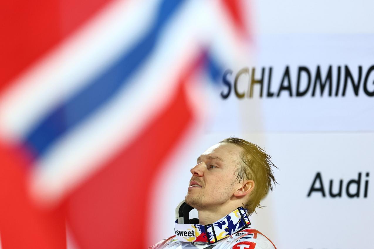 Einer der besten Skifahrer der Welt: Henrik Kristoffersen. © ANSA / ANNA SZILAGYI