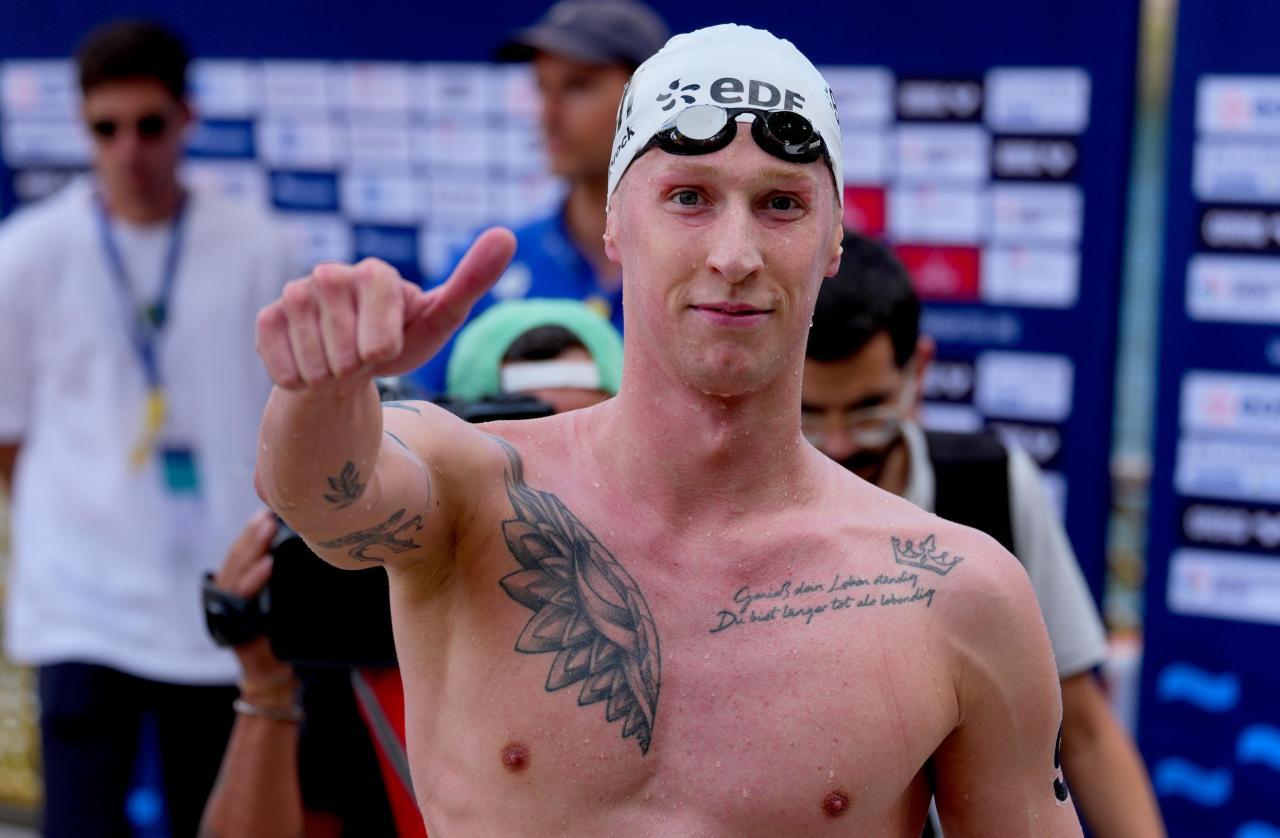 Florian Wellbrock gewann erneut Gold. © ANSA / FRANCO ARLAND