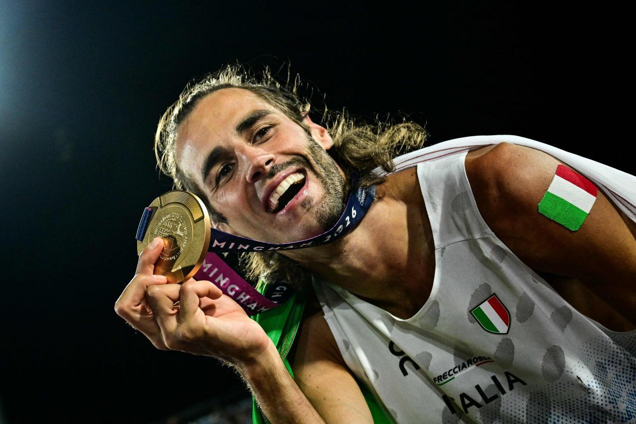 Gianmarco Tamberi gewann Gold. © APA/afp / BEN STANSALL