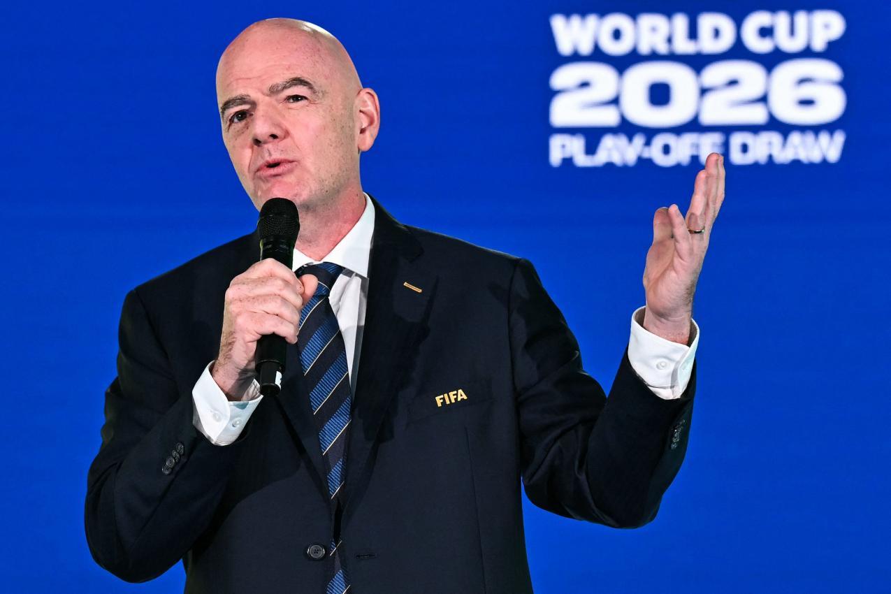 Gianni Infantino, Boss der FIFA, steht unter Beschuss. © APA/afp / FABRICE COFFRINI