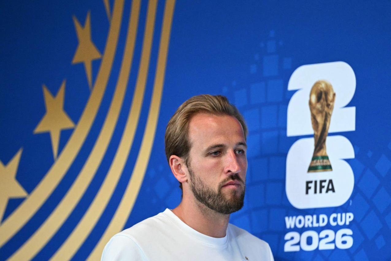 Harry Kane ist wieder ins Bayern-Training eingestiegen. © APA/afp / CHANDAN KHANNA
