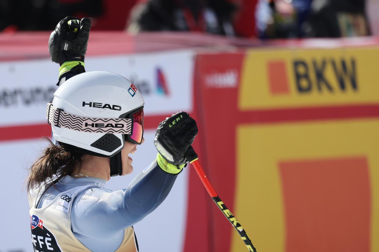 In Crans-Montana feierte Teresa Runggaldier ihren größten Erfolg. © Pentaphoto