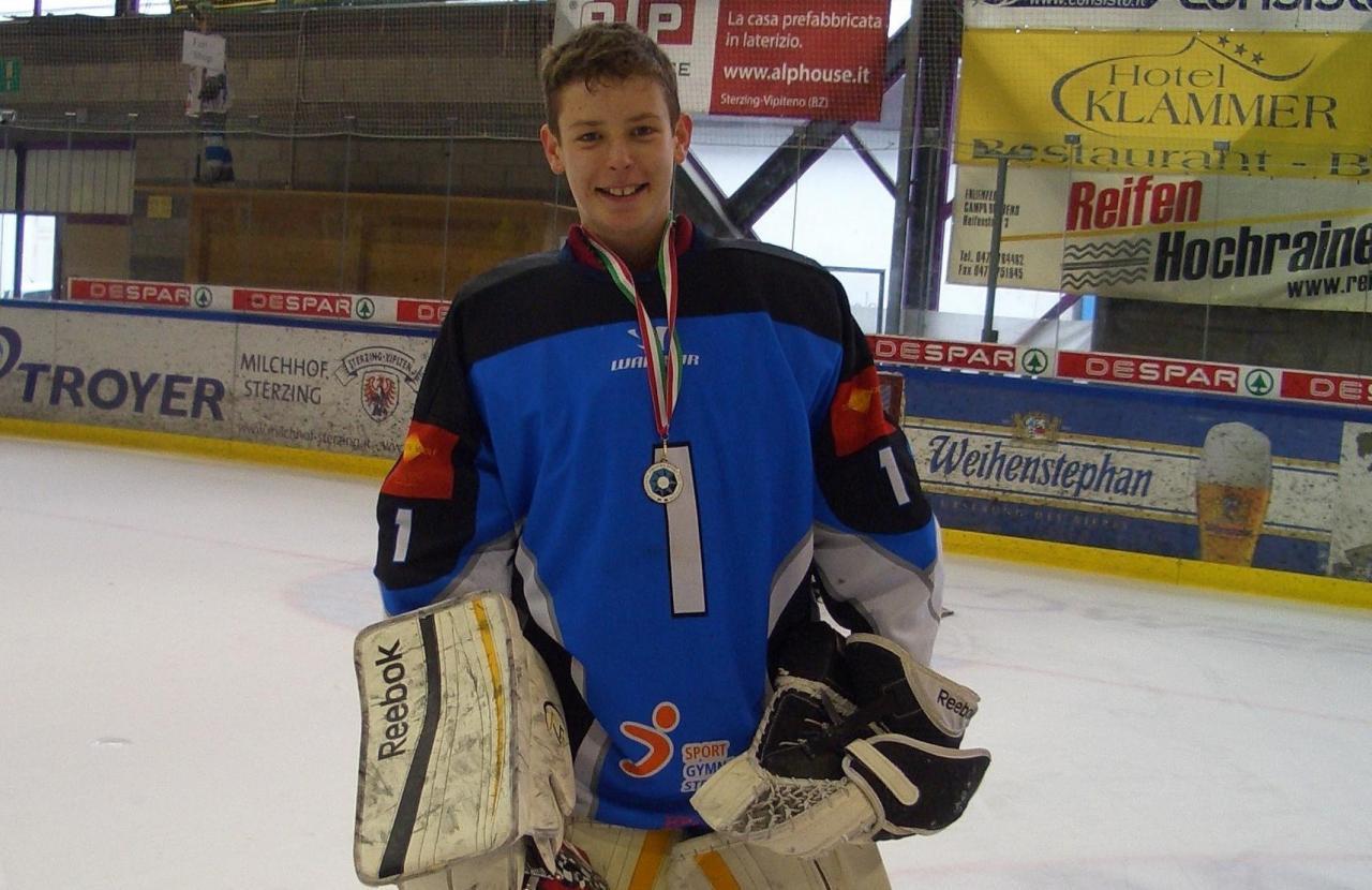 Jakob Rabanser wurde mit der U14 der Wipptal Broncos Italienmeister. © Privat