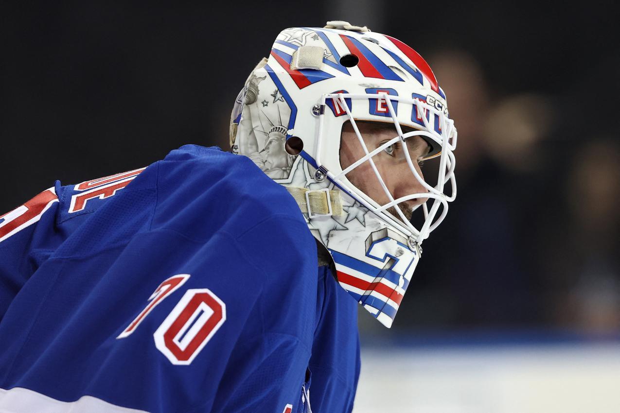 Louis Domingue, Goalie des HC Bozen. © GETTY IMAGES NORTH AMERICA / LUKE HALES