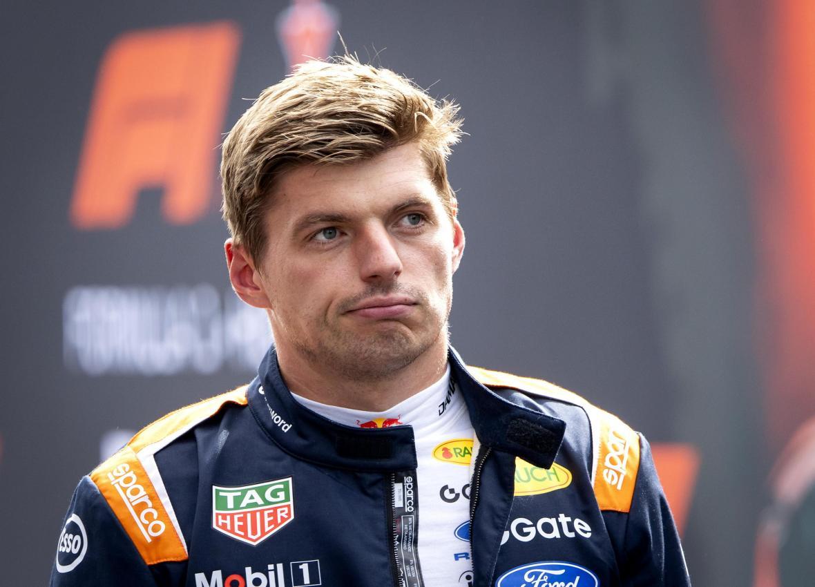 Max Verstappen baute bereits in der ersten Runde einen Unfall. © ANSA / Sem van der Wal