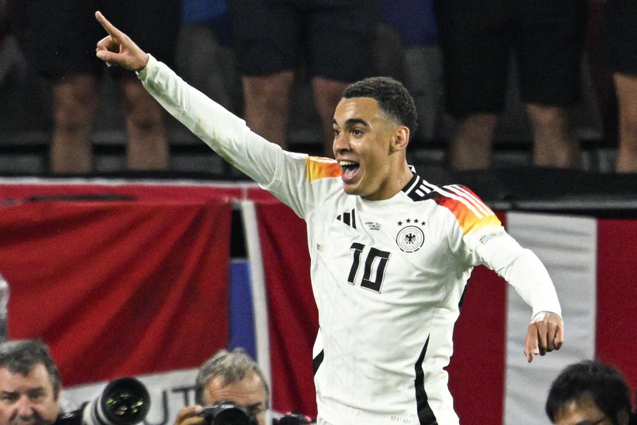 Musiala zählt zu den besten Spielern Deutschlands. © APA/afp / INA FASSBENDER