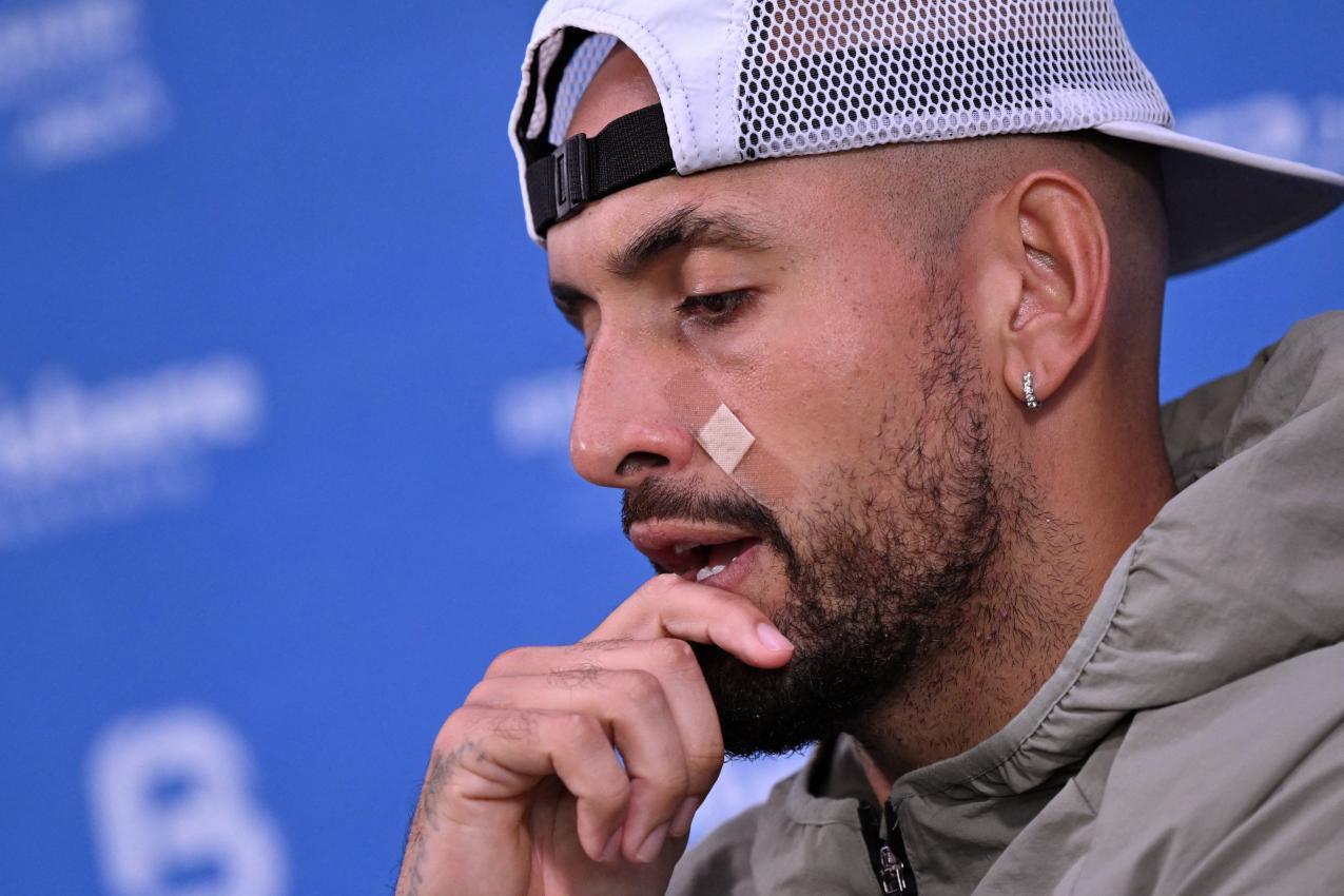 Nachdenklich: Nick Kyrgios © AFP / WILLIAM WEST