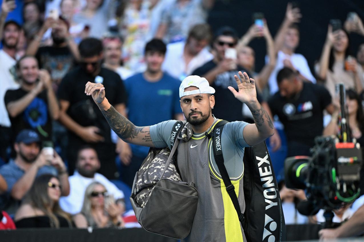 Nick Kyrgios wurde positiv auf Kokain getestet. © AFP / WILLIAM WEST