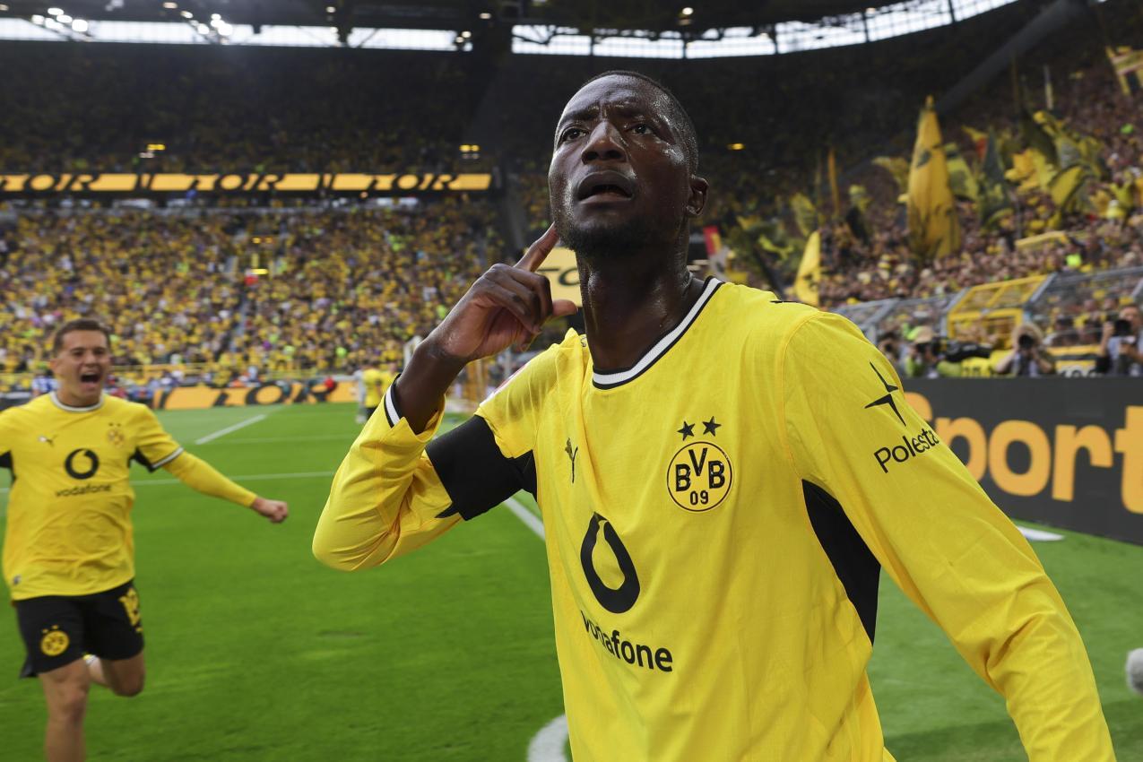 Serhou Guirassy brachte den BVB in Führung. © ANSA / CHRISTOPHER NEUNDORF