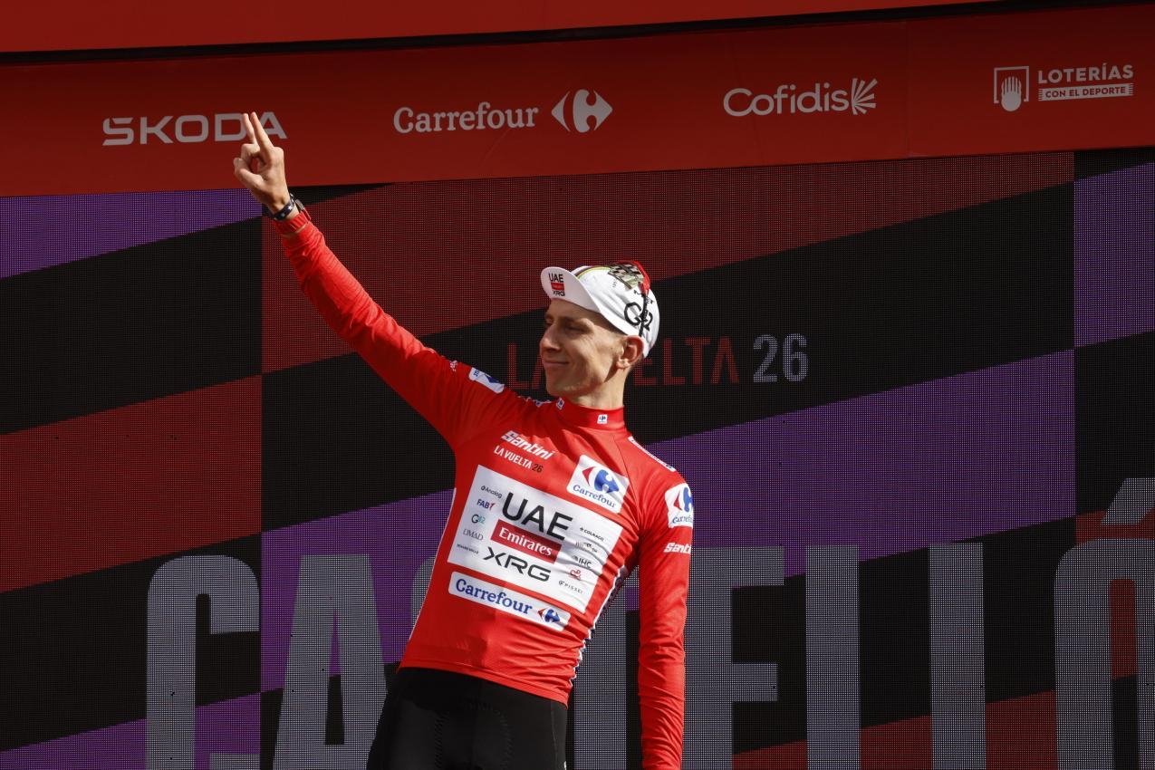 Tadej Pogacar könnte – wieder einmal – Radsport-Geschichte schreiben. © ANSA / Javier Lizon