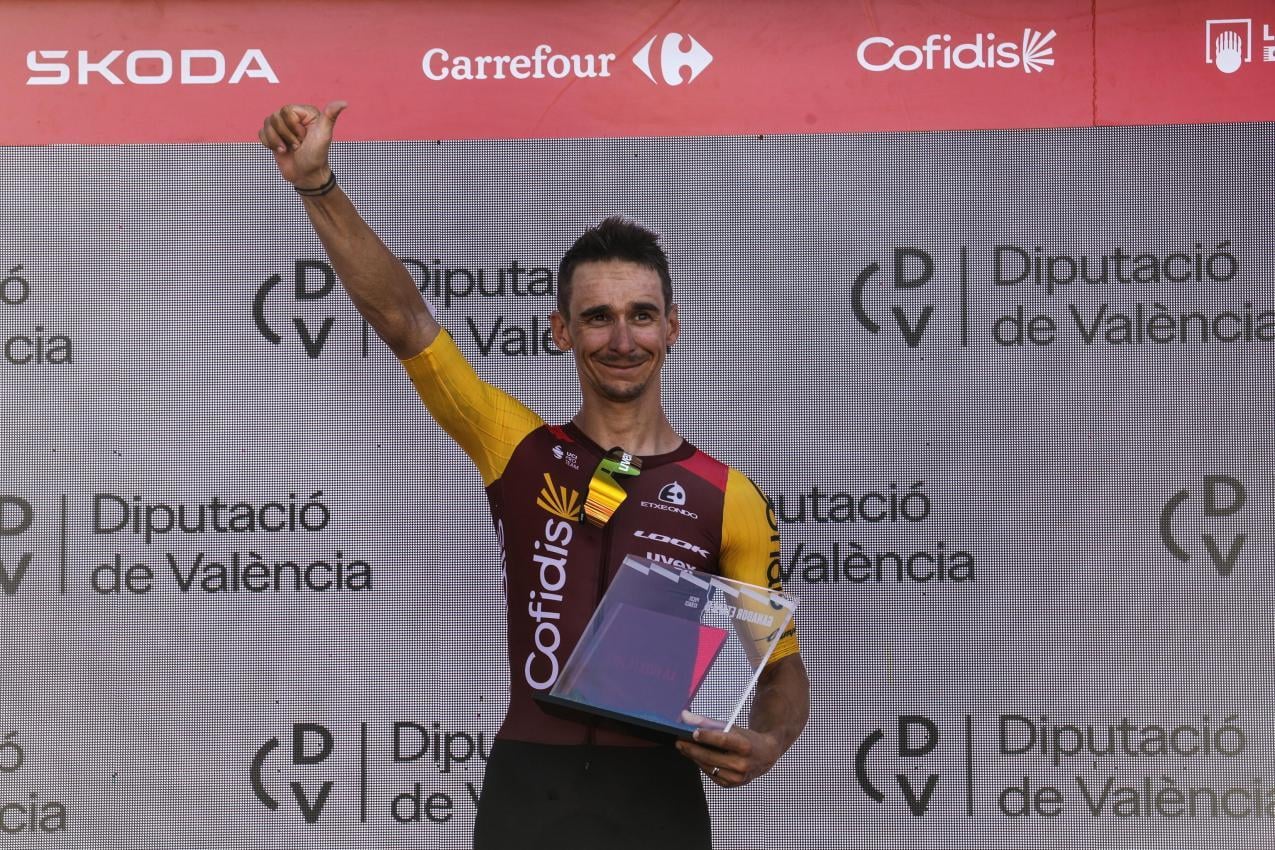 Tagessieger am Samstag: Bryan Coquard. © ANSA / Javier Lizon