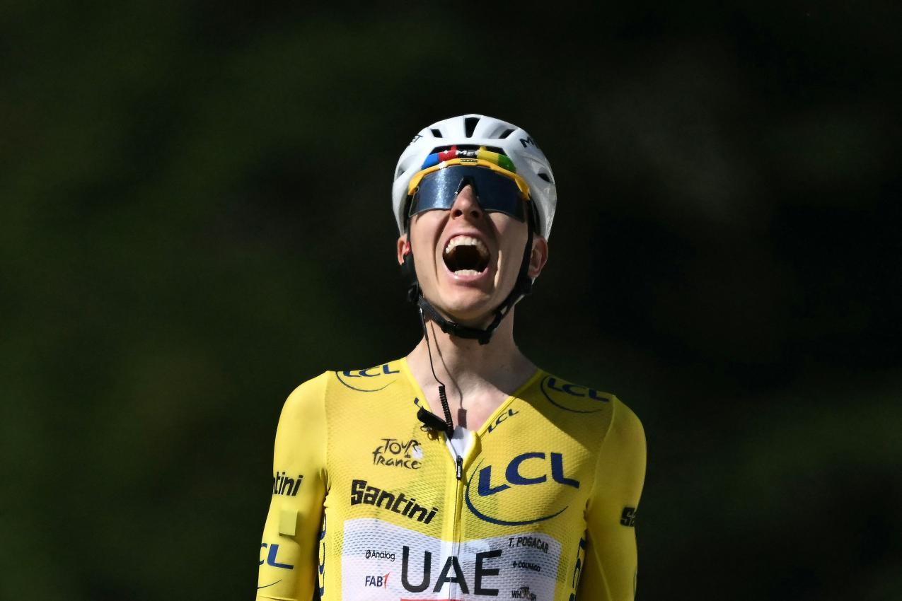 War bei der Tour de France eine Klasse für sich: Tadej Pogacar © APA/afp / JEFF PACHOUD