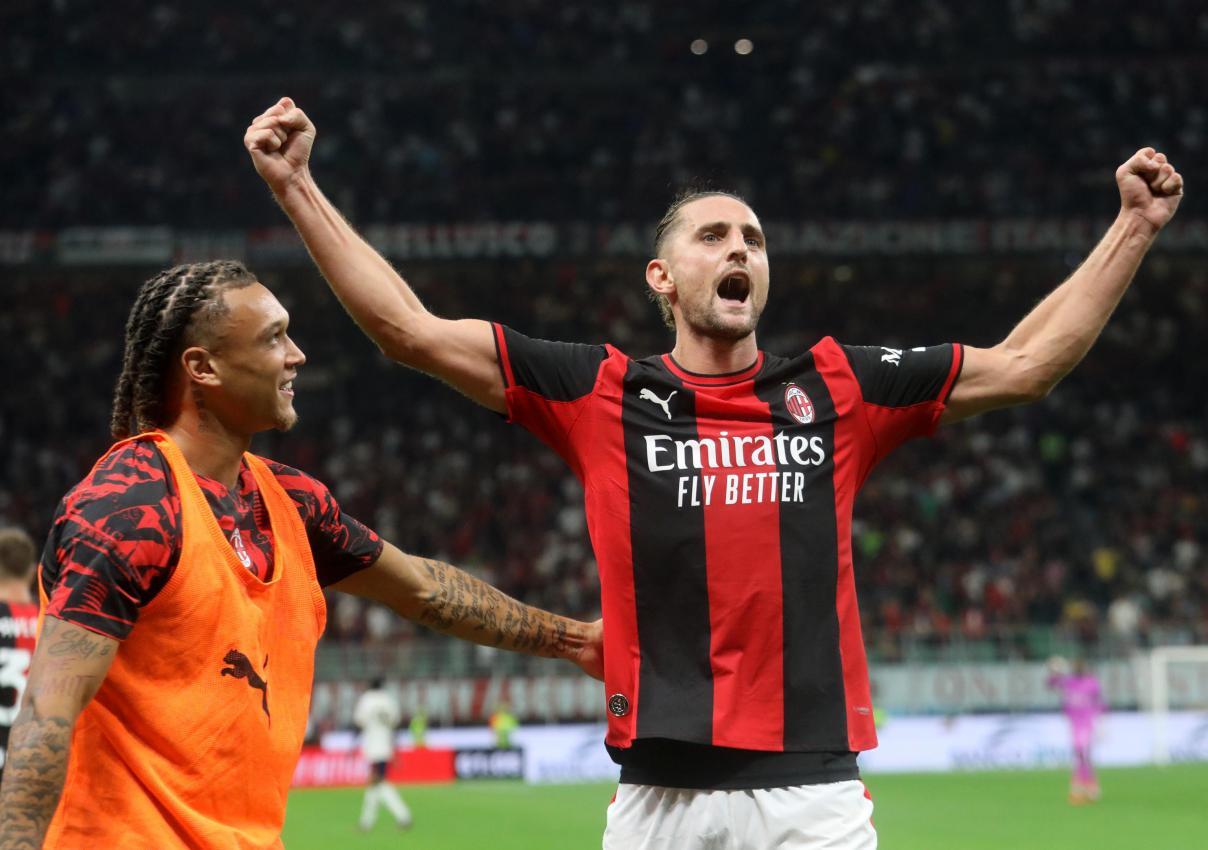 Adrien Rabiot und Milan bejubeln einen klaren Heimsieg. © ANSA / MATTEO BAZZI