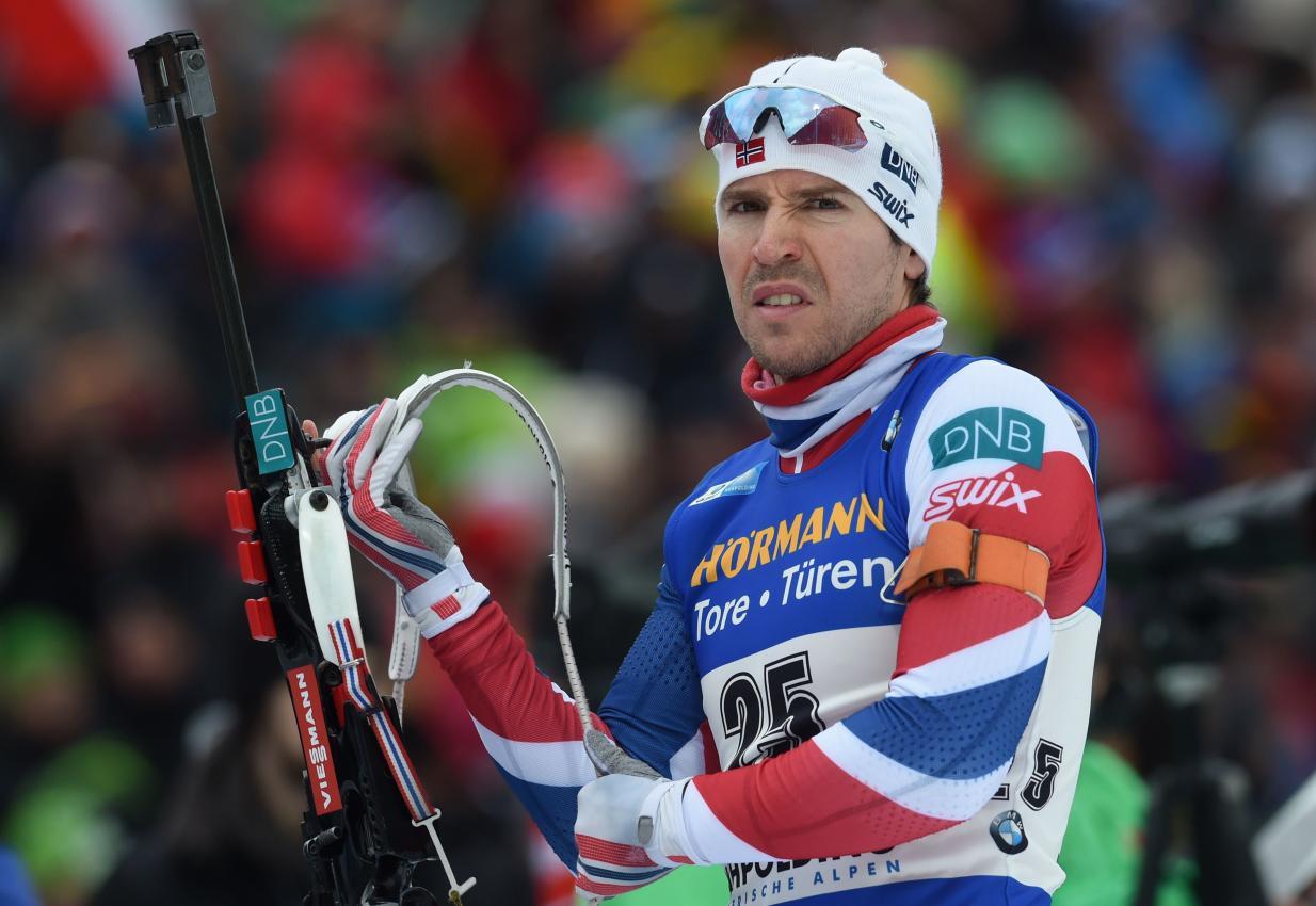 Biathlon-Ikone Emil Hegle Svendsen. © APA/afp / CHRISTOF STACHE