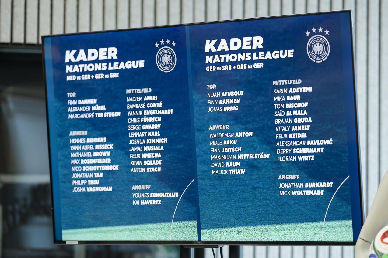 Der neue Kader wurde am Donnerstag bei einer Pressekonferenz vorgestellt. © ANSA / CHRISTOPHER NEUNDORF