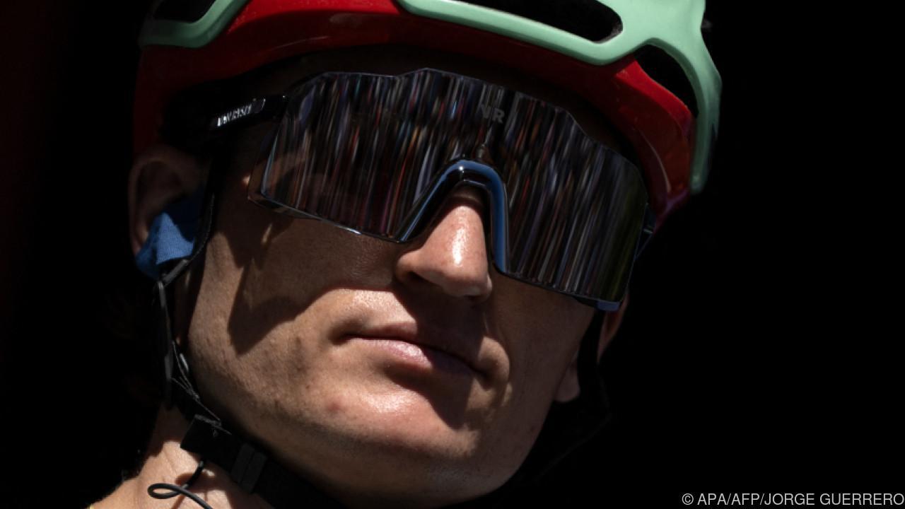 Der Österreicher Felix Gall schloss die Spanien-Rundfahrt auf dem dritten Platz ab. © APA/AFP/JORGE GUERRERO / JORGE GUERRERO