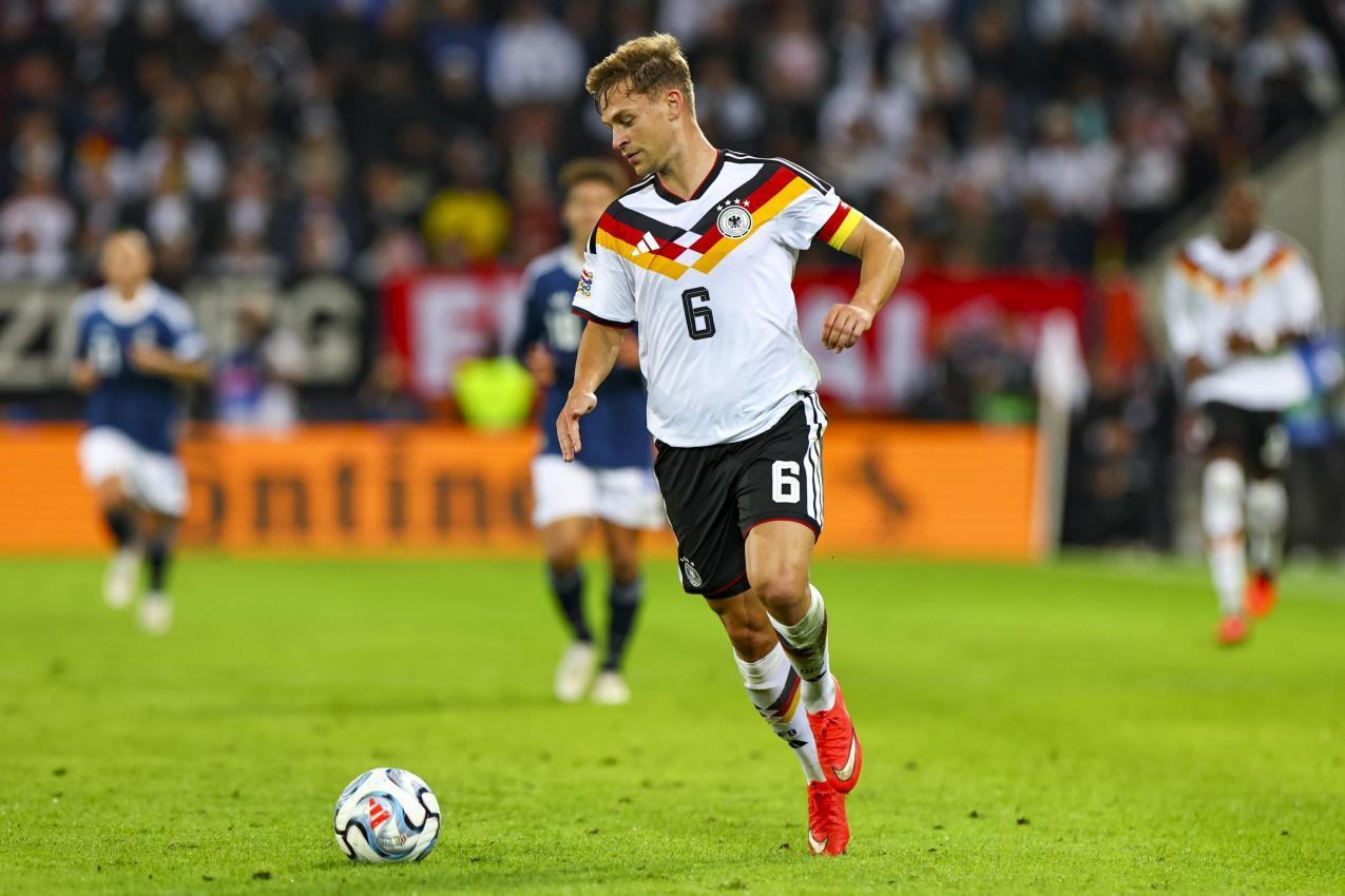 Dreh- und Angelpunkt im DFB-Spiel: Joshua Kimmich. © ANSA / ANNA SZILAGYI