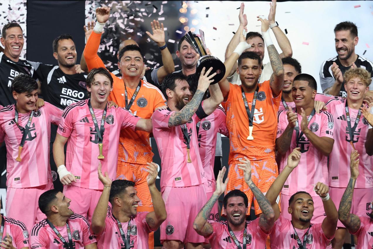 Inter Miami setzte sich die Krone auf. © APA / LEONARDO FERNANDEZ