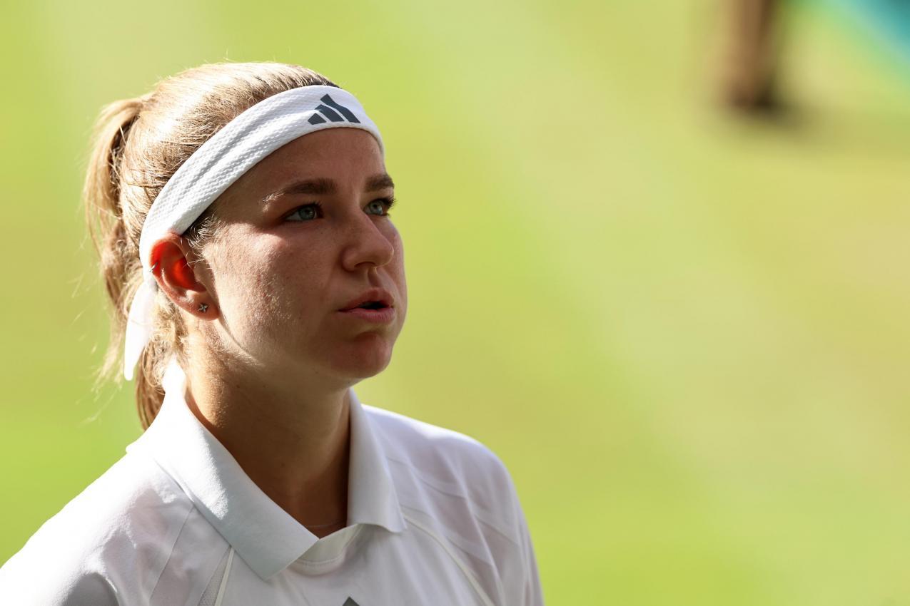 Karolina Muchova will mit Tschechien den Titel. © ANSA / NEIL HALL