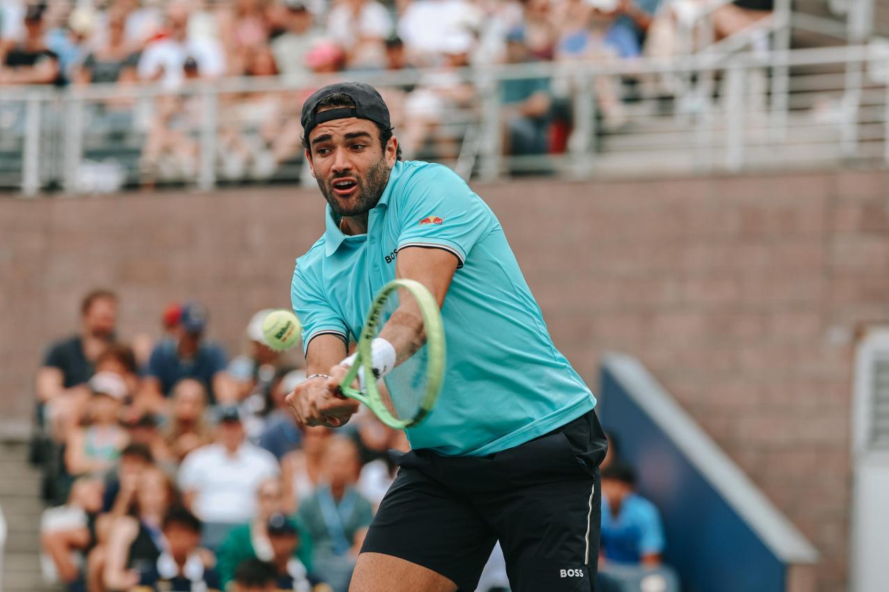 Matteo Berrettini schlug Wawrinka. © ANSA / OLGA FEDOROVA