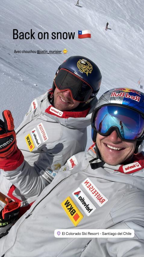 Odermatt ist „back on snow“.