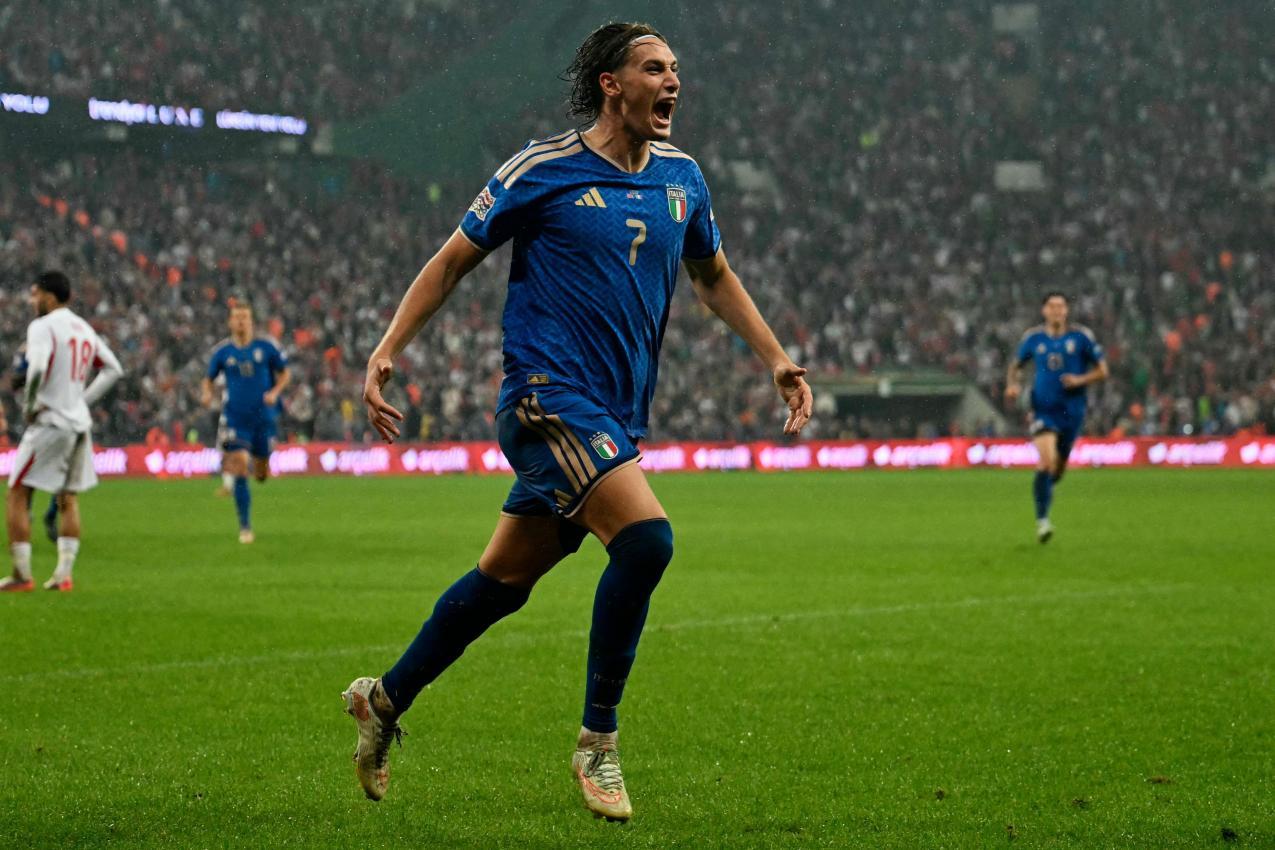 Pio Espsito schoss im elften Länderspiel seinen sechsten Treffer. © APA/afp / OZAN KOSE