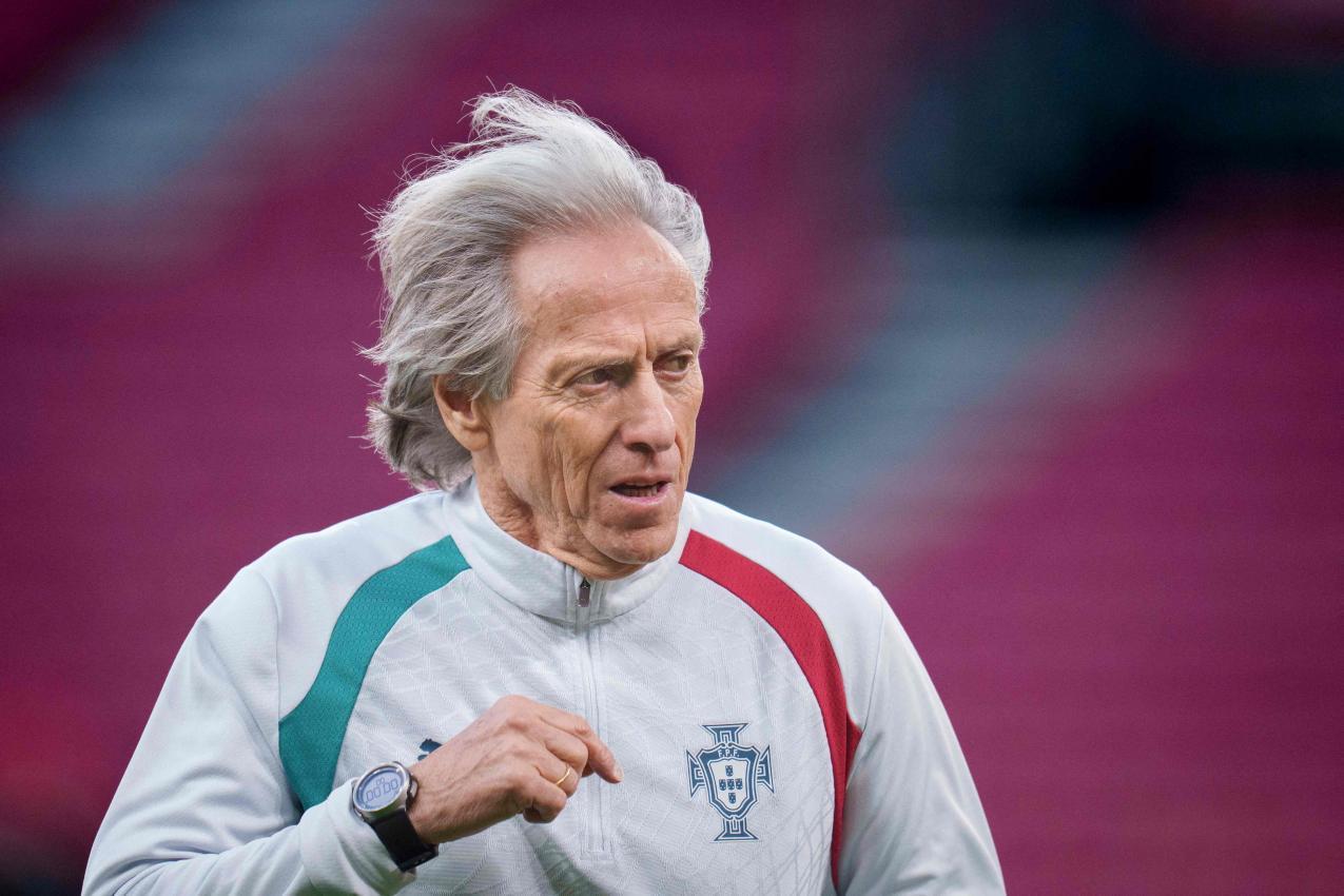Portugals Nationaltrainer Jorge Jesus steht unter Druck. © APA/afp / LISELOTTE SABROE