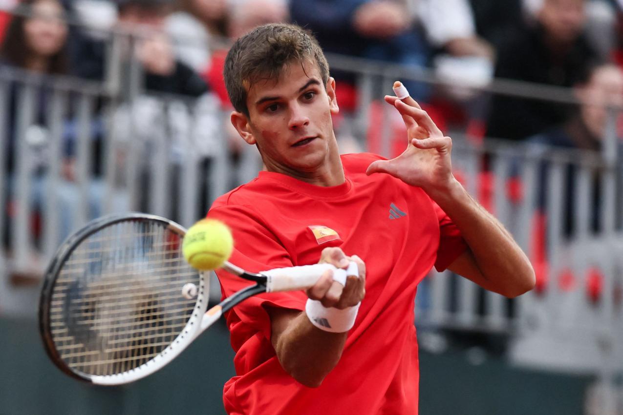 Rafael Jodar spielte Spanien ins Finale. © APA/afp / JAVIER TORRES