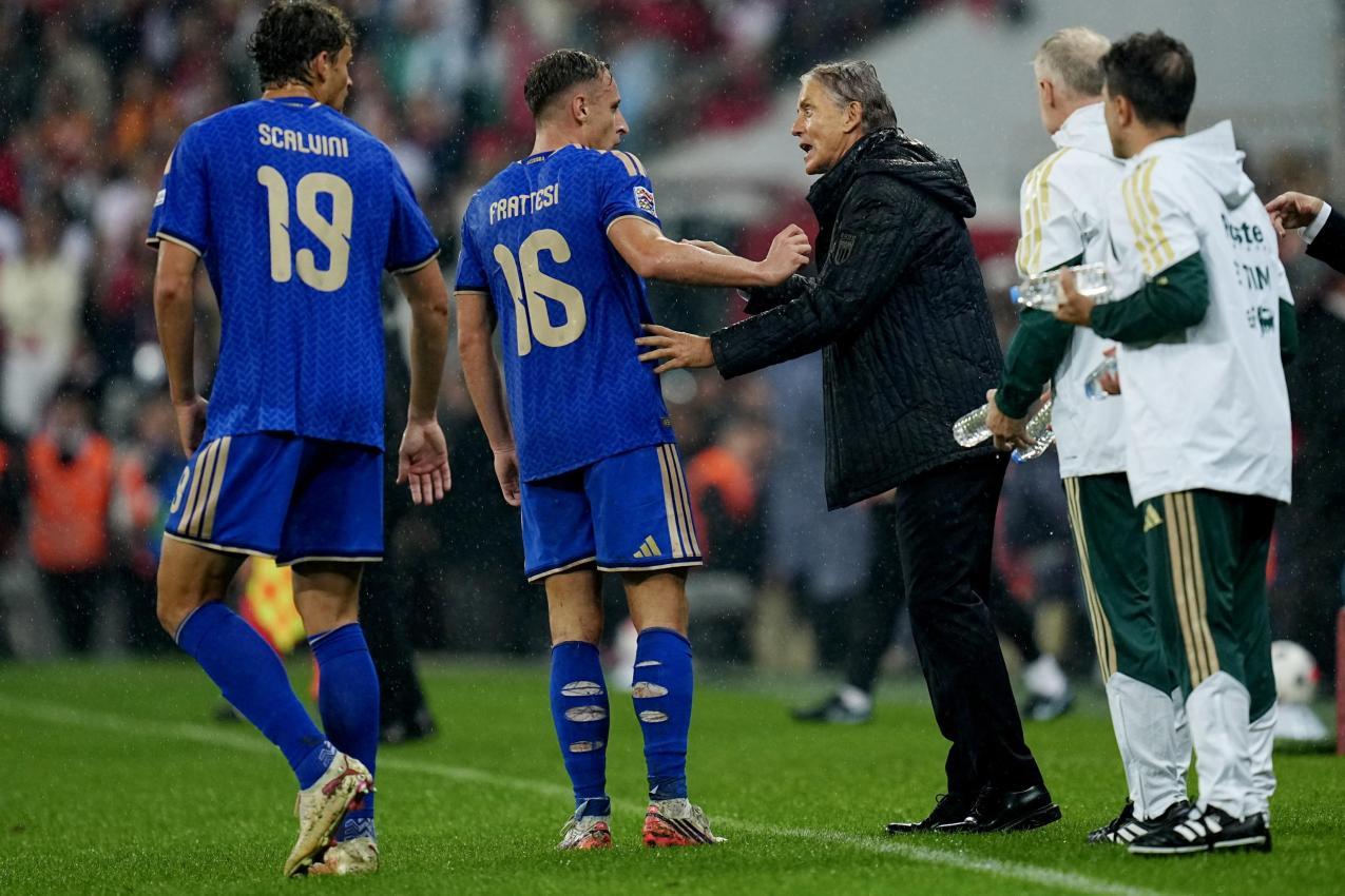 Roberto Mancini feierte mit Italien einen klaren Sieg in der Türkei. © ANSA / STRINGER
