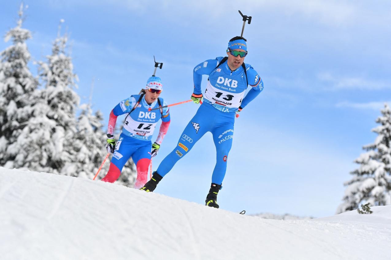 Thomas Bormolini war jahrelang ein italienischer Biathlet. © APA/afp / JOE KLAMAR