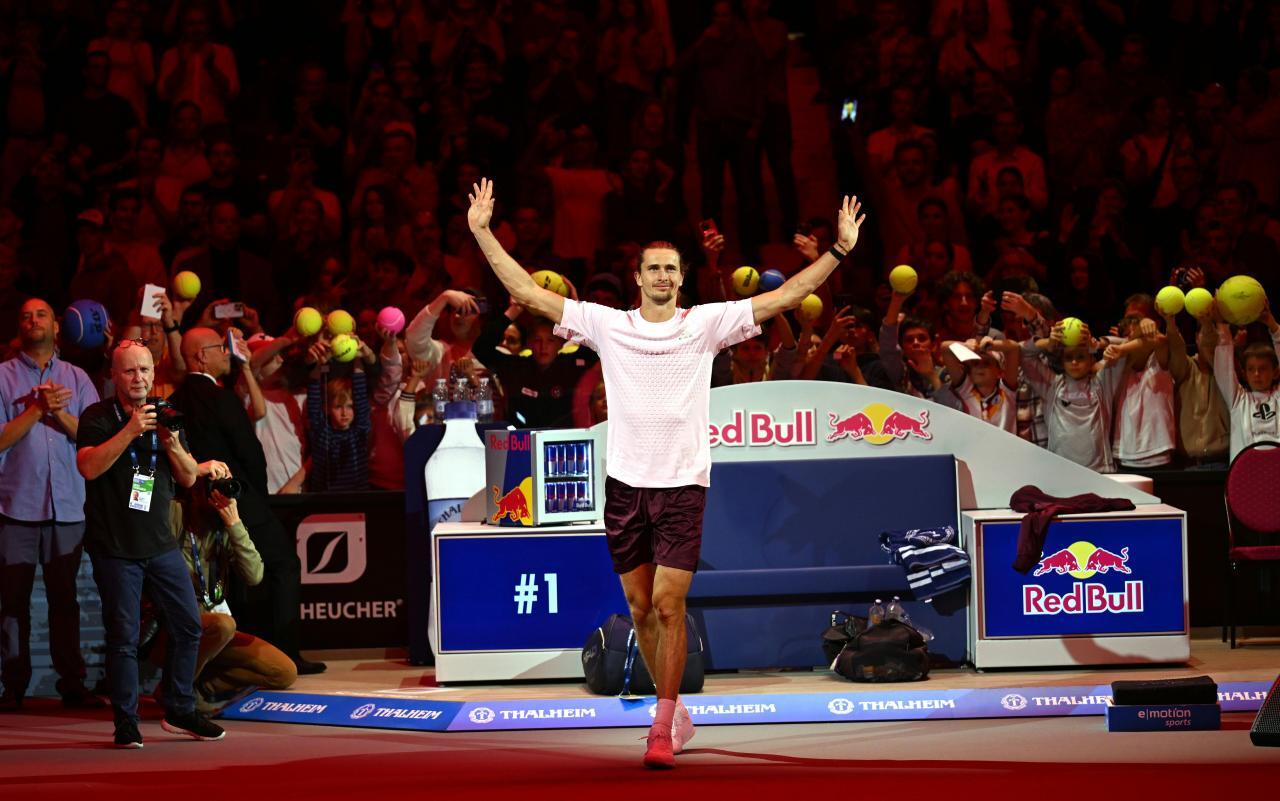 Alexander Zverev wurde in Wien gefeiert. © APA / HELMUT FOHRINGER