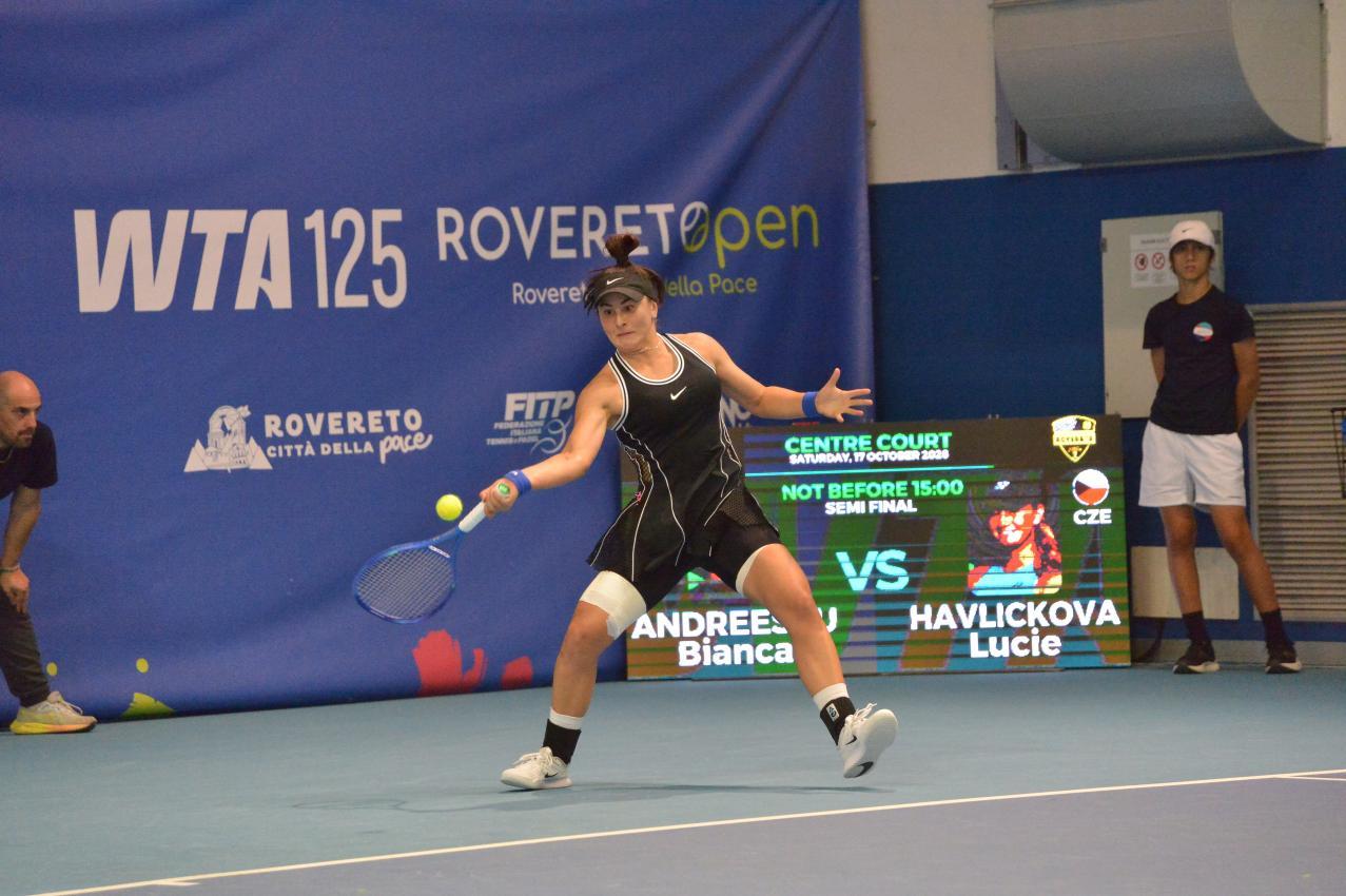 Bianca Andreescu hatte im Halbfinale keine Probleme. © WTA Rovereto