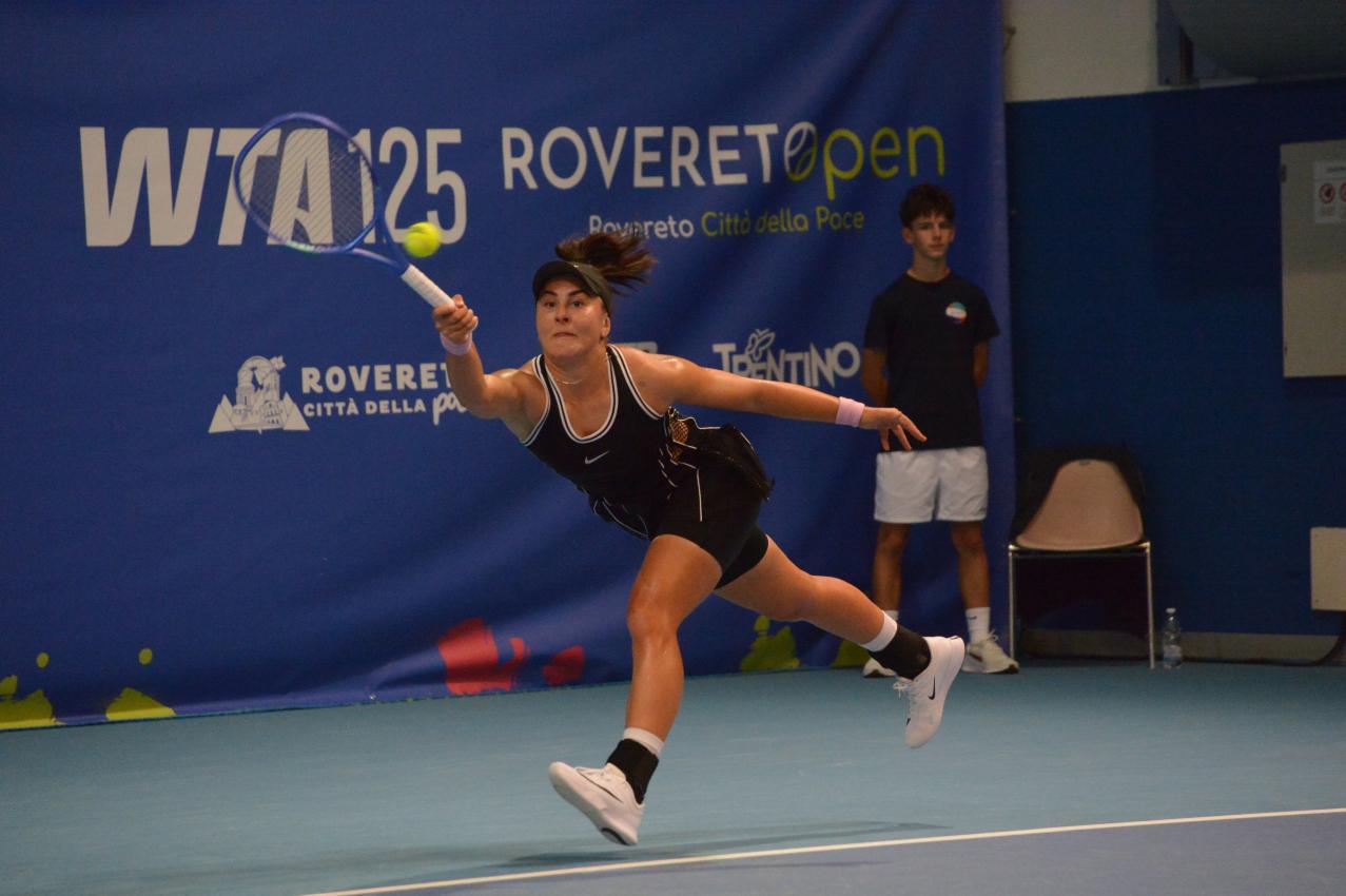 Bianca Andreescu ist die große Attraktion in Rovereto.