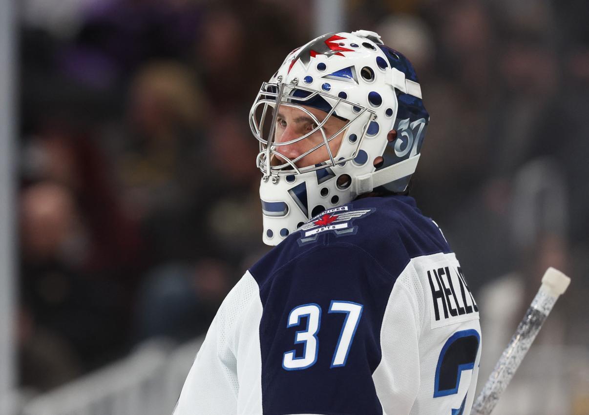 Connor Hellebuyck wollte die Winnipeg Jets unbedingt verlassen. © GETTY IMAGES NORTH AMERICA / RICH GAGNON