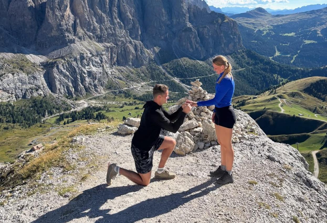Der Moment des Heiratsantrages. © Instagram