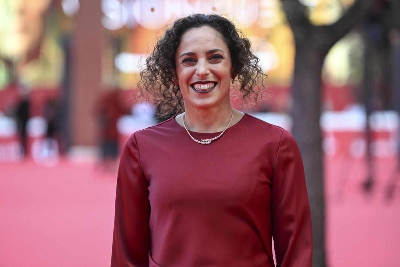 Federica Brignone auf dem roten Teppich des Filmfestivals in Rom. © ANSA / Riccardo Antimiani