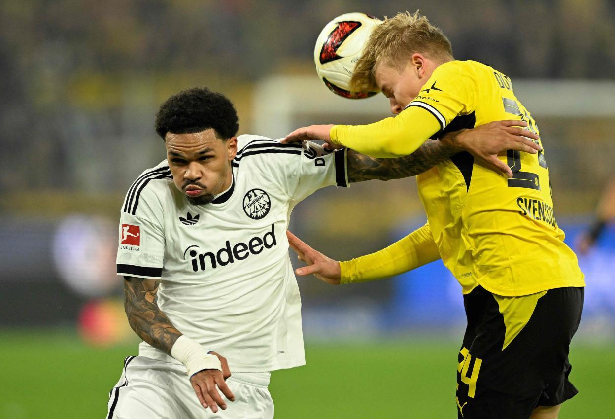 Frankfurt und der BVB schenkten sich nichts. © APA/afp / INA FASSBENDER