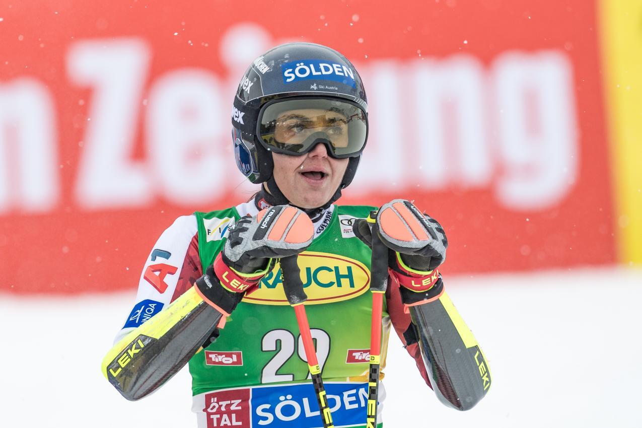 Franzi Gritsch zeigte auf. © APA / EXPA/ JOHANN GRODER