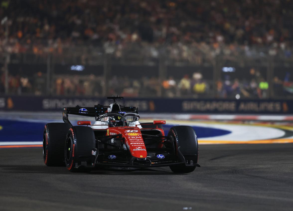 Fuhr auf Rang zwei: Charles Leclerc. © ANSA / FAZRY ISMAIL