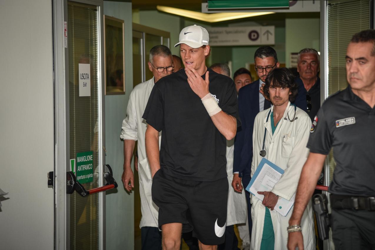 Jannik Sinner ist derzeit verletzt. © ANSA / Ansa / Z14