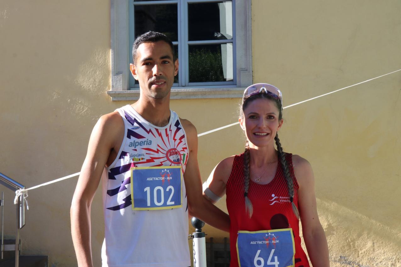 Khalid Jbari und Selina Christandl erzielten gute Ergebnisse. © Sportissimus