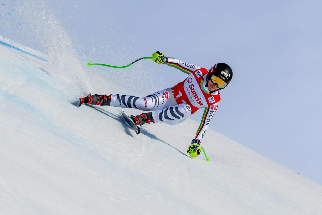 Kira Weidle-Winkelmann, Speed-Star aus Deutschland. © ANSA / JEAN-CHRISTOPHE BOTT
