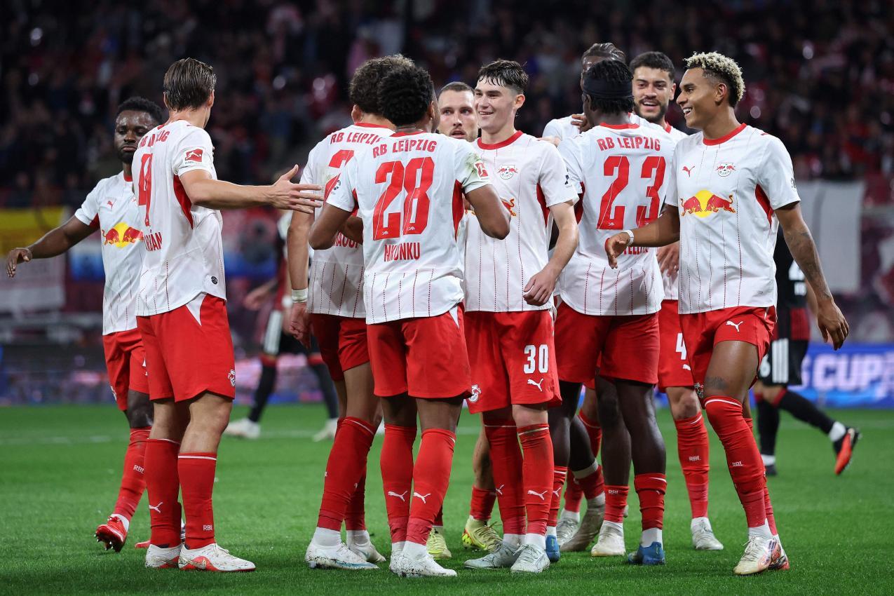 Leipzig durfte sechs Mal jubeln. © APA/afp / RONNY HARTMANN