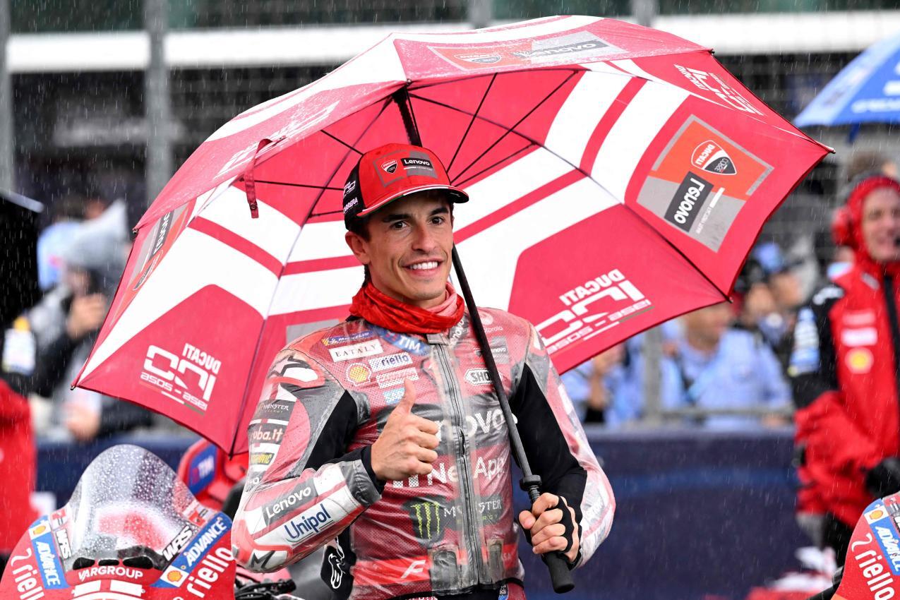 Marc Marquez nahm die Absage gelassen. © APA/afp / WILLIAM WEST