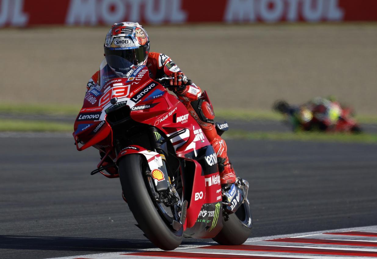 Marc Marquez siegte souverän. © ANSA / FRANCK ROBICHON