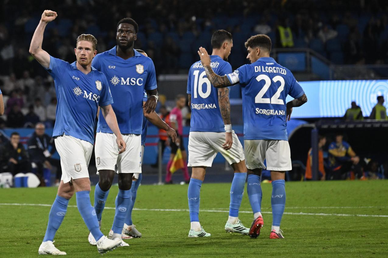 Napoli durfte endlich wieder jubeln. © ANSA / CIRO FUSCO