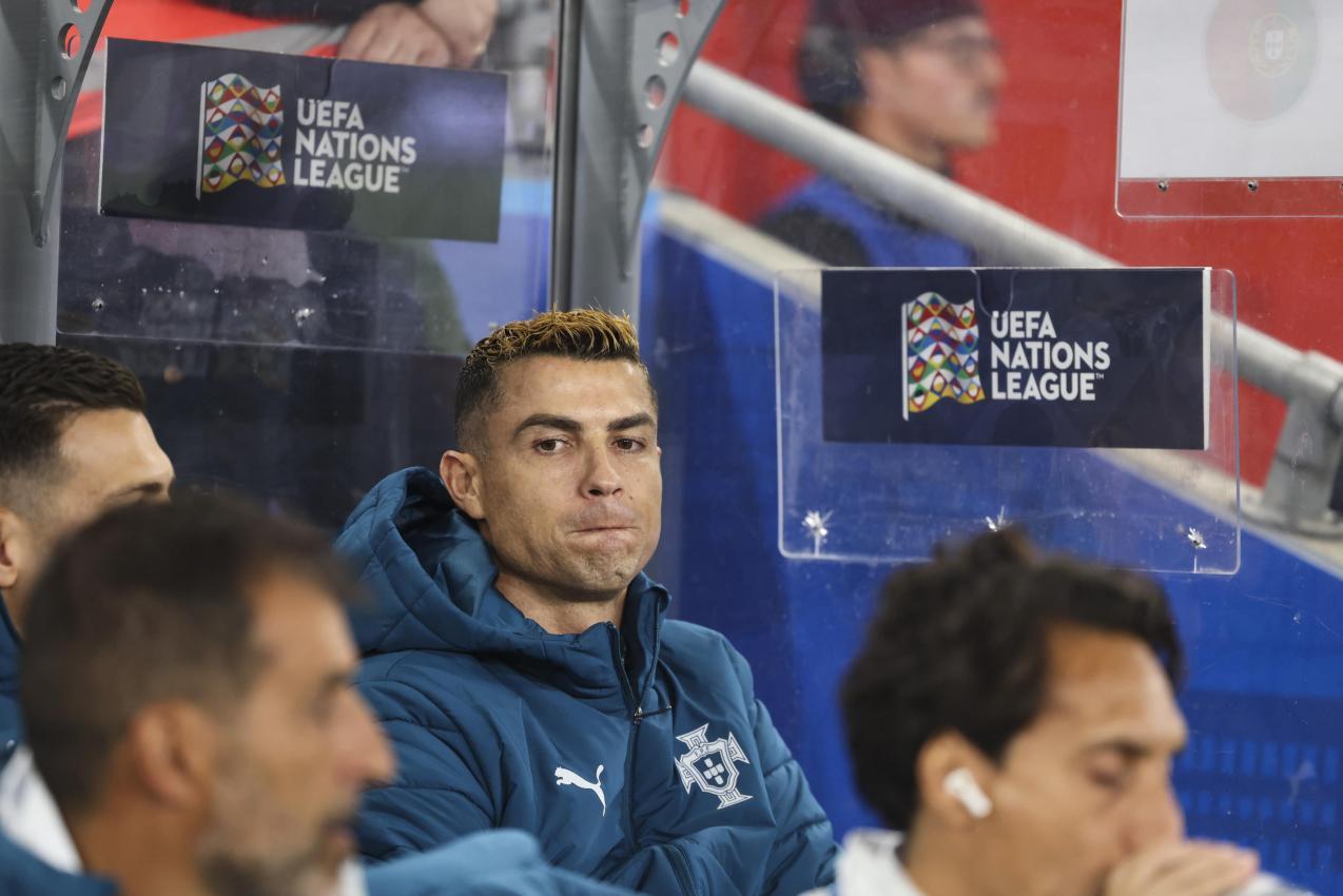 Ronaldo war zuletzt bei Portugal nur reservist. © ANSA / PAULO NOVAIS