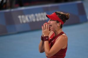 ...Belinda Bencic (Schweiz/Tennis)... © APA/afp / TIZIANA FABI